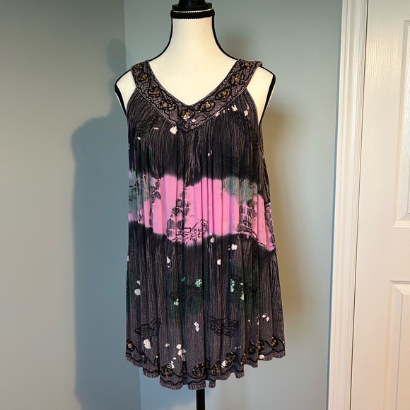 🌺NWOT🌺 Shiva Fashions one size fits all Boho top - Picture 1 of 3